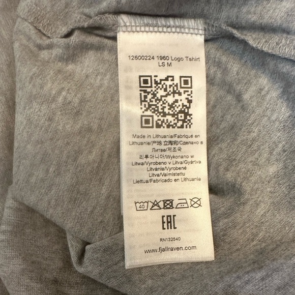 FJALLRAVEN men’s 1960 LOGO T SHIRT LONG SLEEVE - Picture 8 of 12